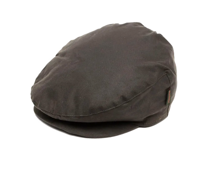 BARBOUR CHEVIOT WAX FLAT CAP