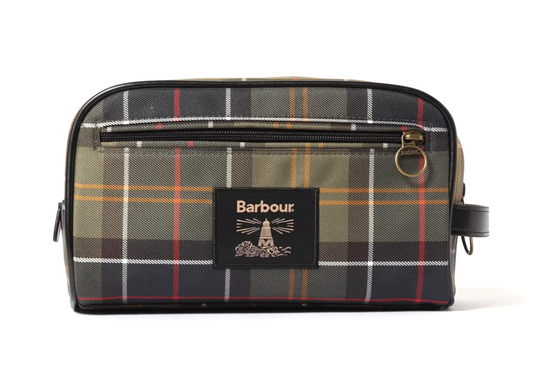 BARBOUR TARTAN WASHBAG
