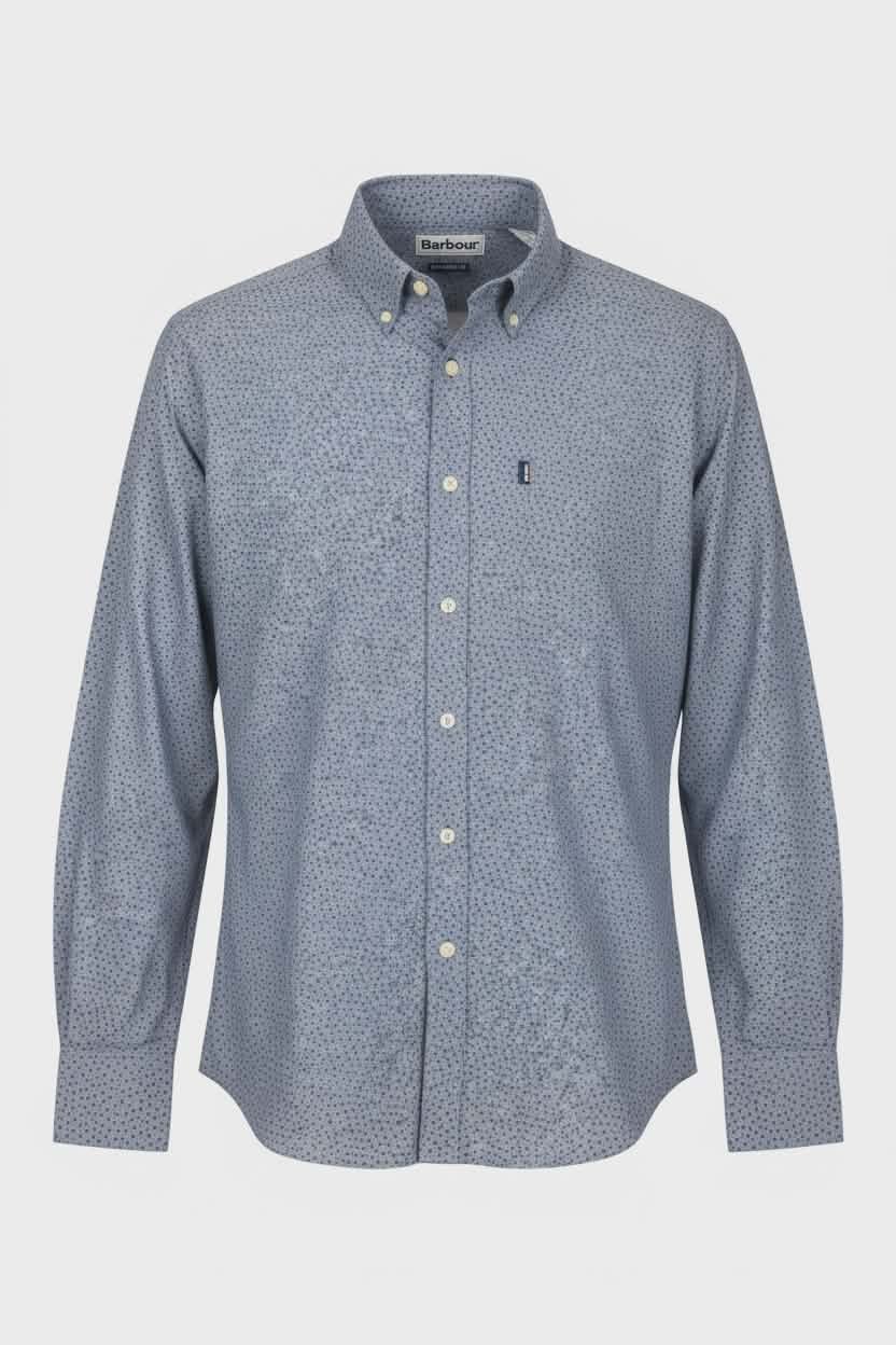 HEMD BARBOUR KATOEN JEANSLOOK