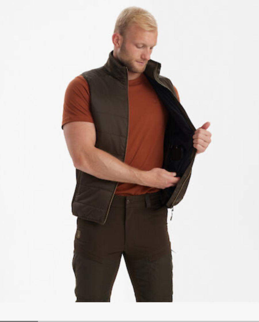 DEERHUNTER  HEAT PADDED WAISTCOAT