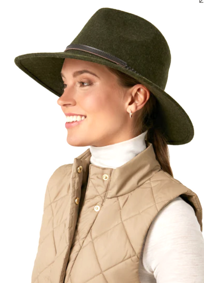 BARBOUR TACK FEDORA KAKI