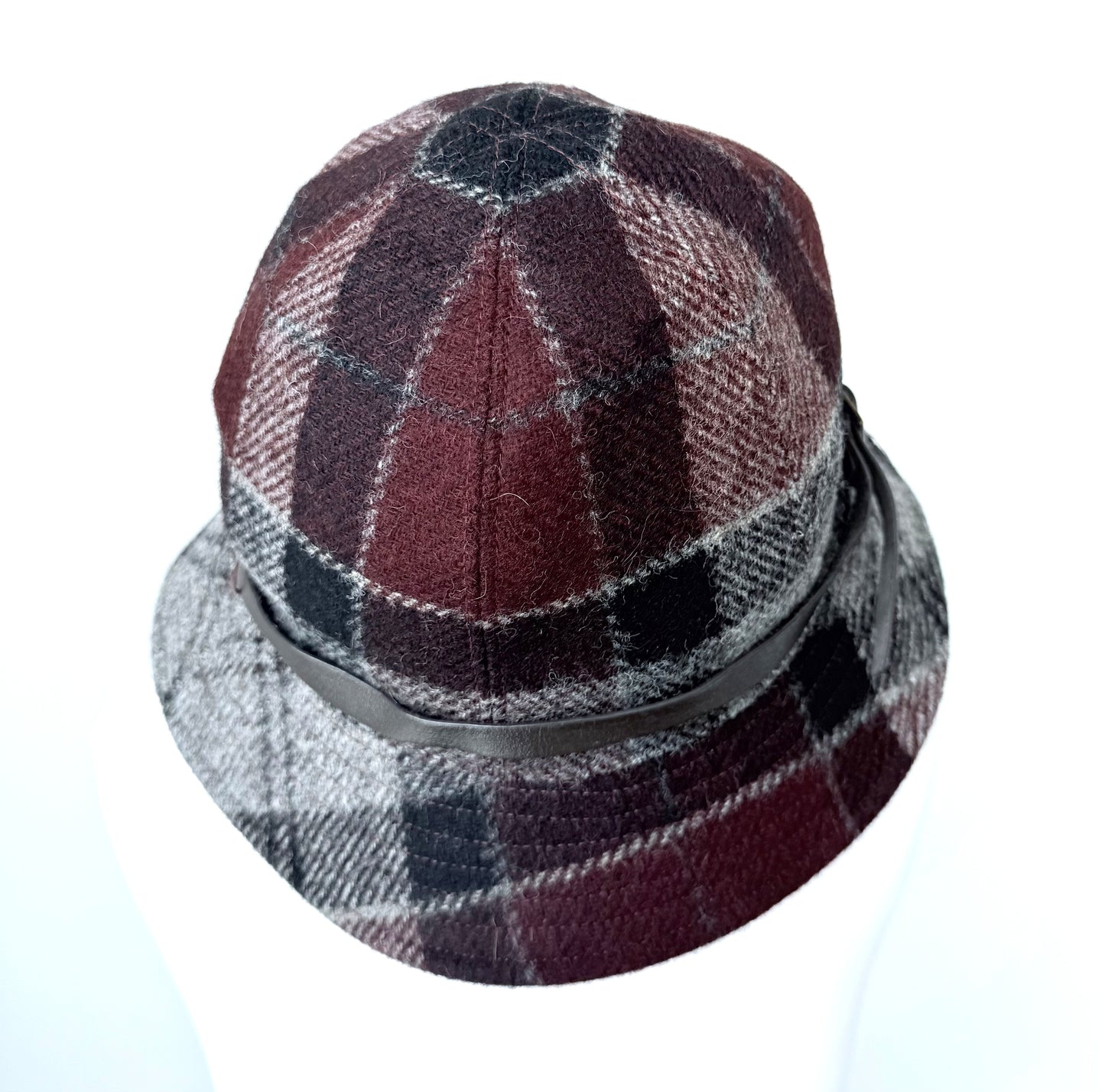 BARBOUR CARLIN TARTAN TRENCH TWEED DAMESHOED