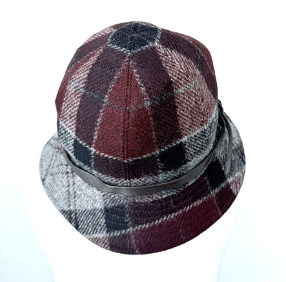 BARBOUR CARLIN TARTAN TRENCH TWEED DAMESHOED