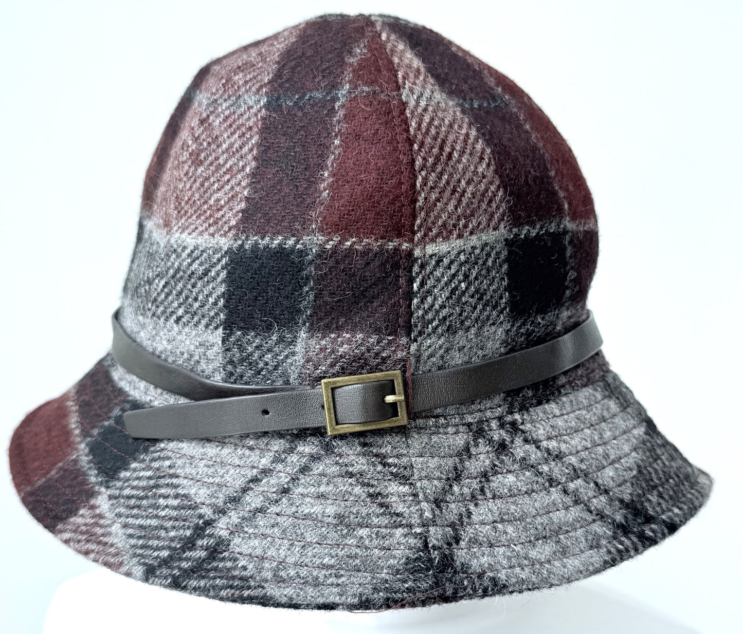 BARBOUR CARLIN TARTAN TRENCH TWEED DAMESHOED