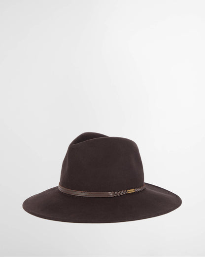 BARBOUR TACK FEDORA HAT BRUIN