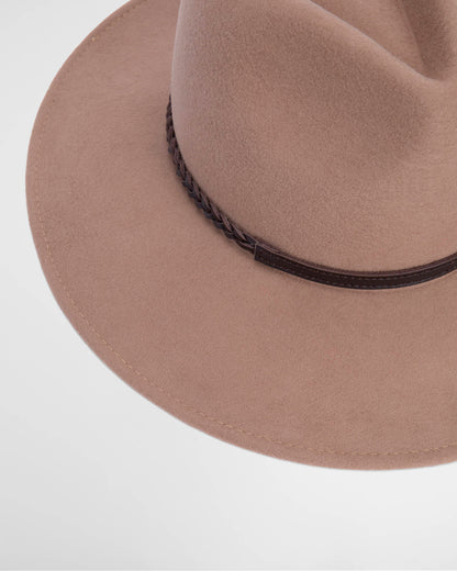 BARBOUR TACK FEDORA HAT BEIGE
