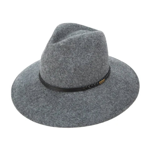 BARBOUR TACK FEDORA HAT GRIJS