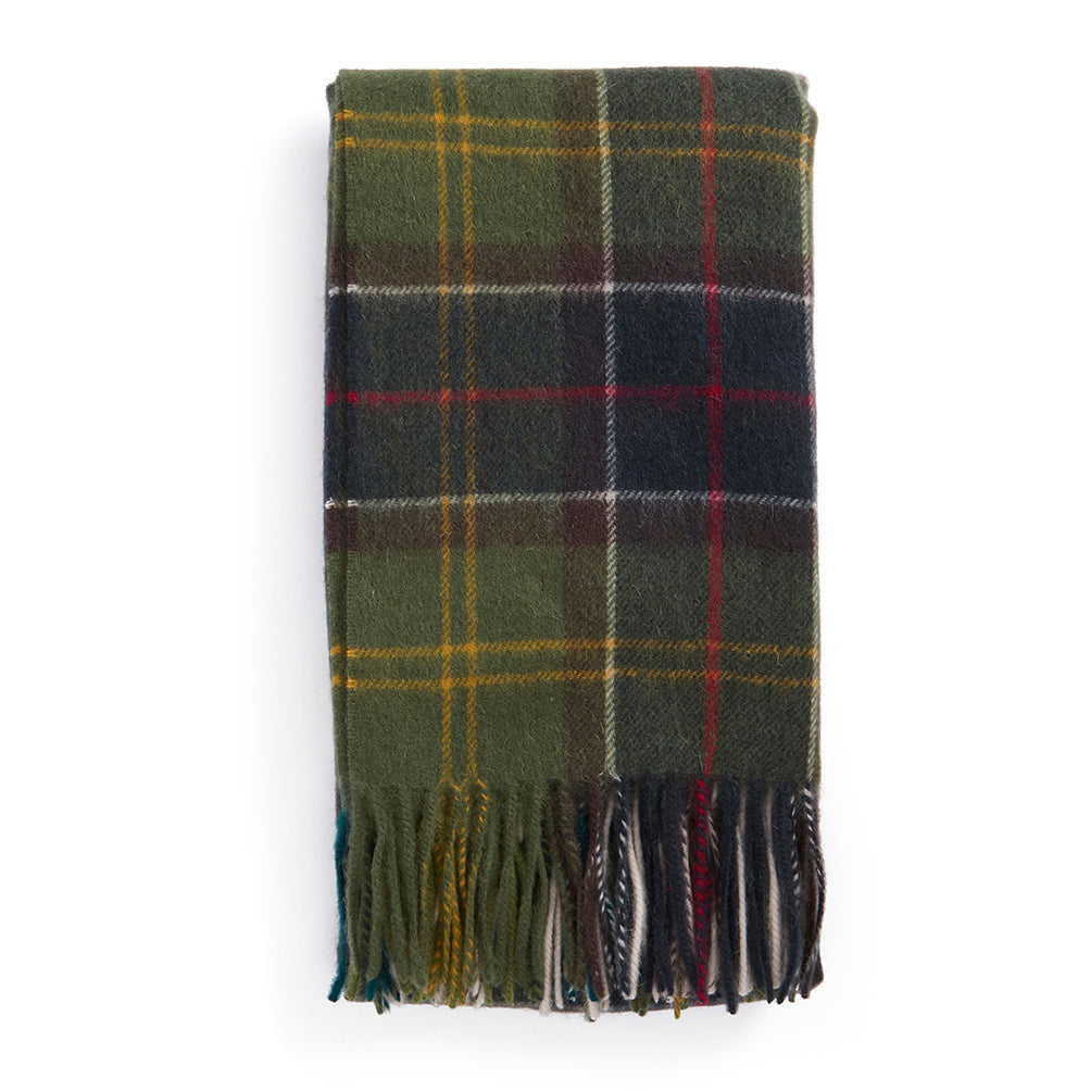 BARBOUR TARTAN LAMBSWOOL SCARF