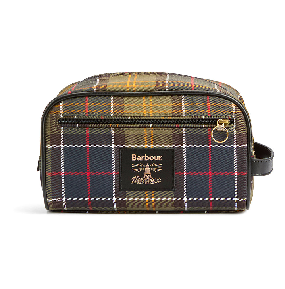 BARBOUR TARTAN WASHBAG