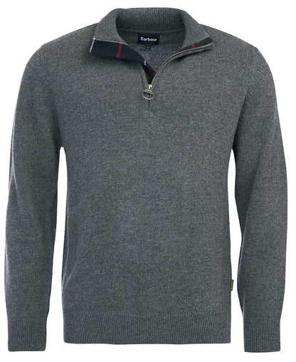 BARBOUR HOLDEN HALF ZIP KNITTED JUMPER