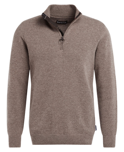 BARBOUR HOLDEN HALF ZIP KNITTED JUMPER