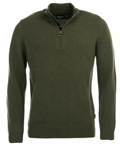 BARBOUR HOLDEN HALF ZIP KNITTED JUMPER