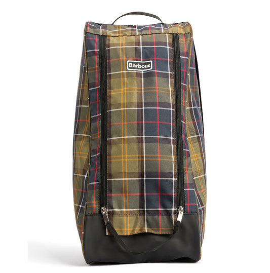 BARBOUR TARTAN WELLINGTON BOOT BAG
