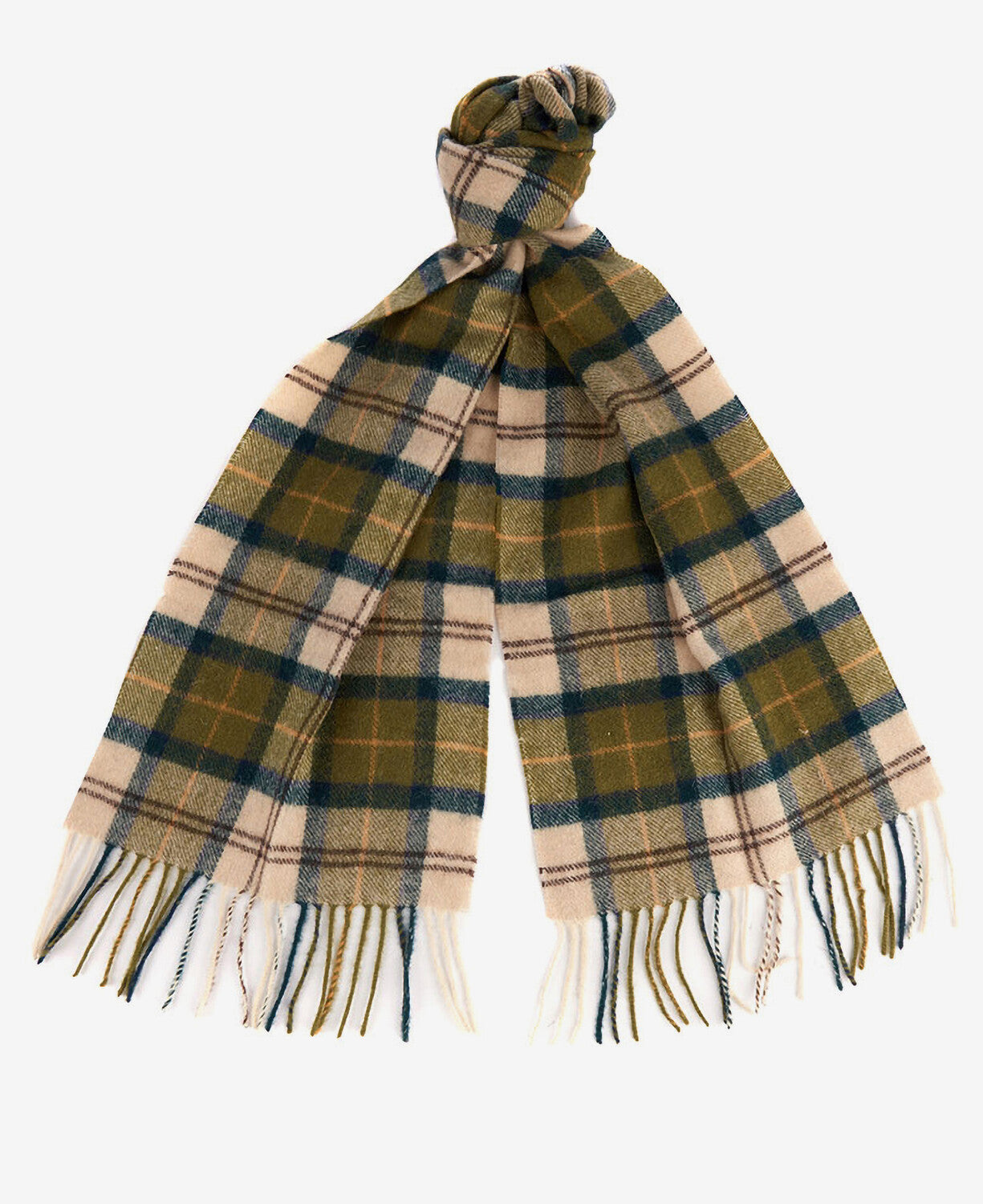 BARBOUR TARTAN LAMBSWOOL SCARF
