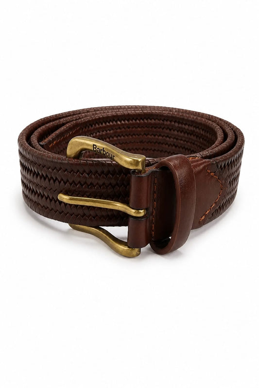 BARBOUR STRETCH LEATHER BELT