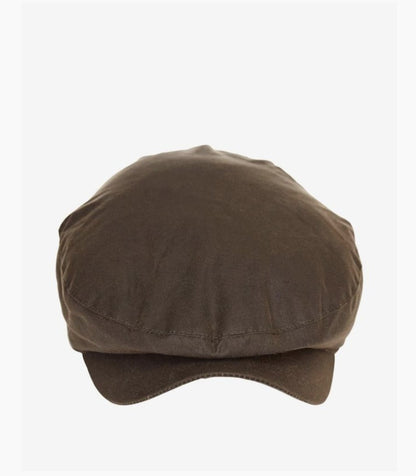 BARBOUR CHEVIOT WAX FLAT CAP