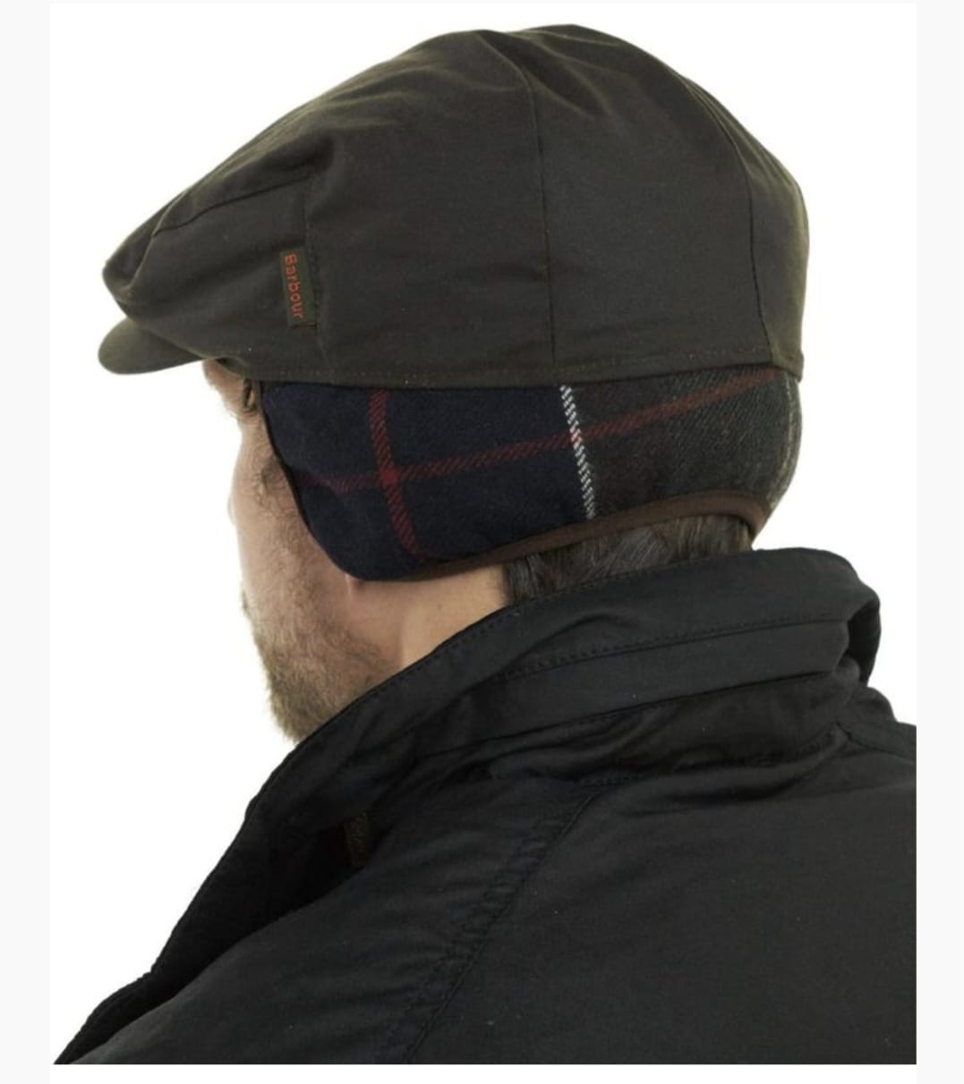 BARBOUR CHEVIOT WAX FLAT CAP