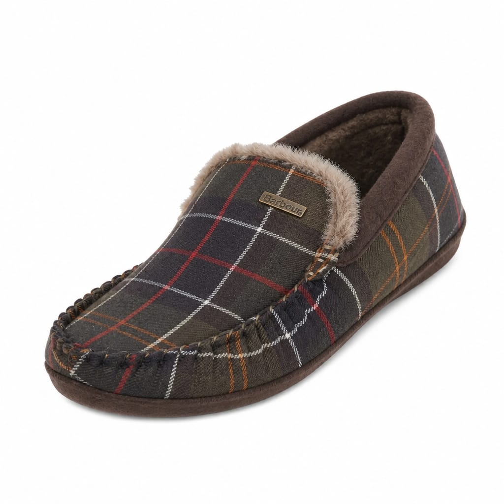 BARBOUR MONTY MOCCASIN SLIPPER