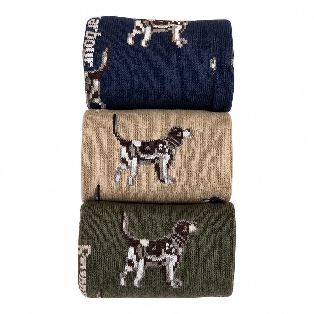 BARBOUR SPRINGER SPANIEL SOCKS GIFT BOX