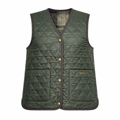 BARBOUR TARTAN REIMAGINED ICONS REVERSIBLE TARTAN QUILTED LINER