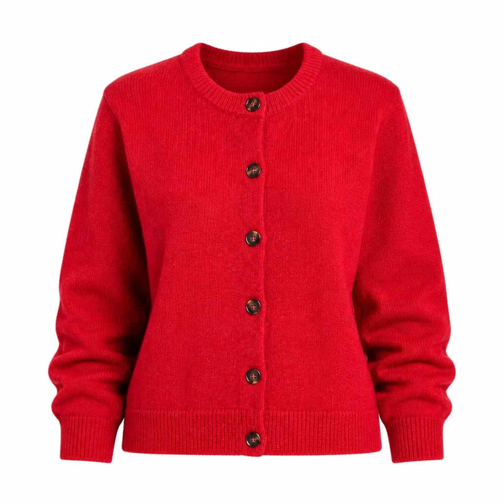 BARBOUR WOODHOUSE CASHMERE BLEND KNITTED CARDIGAN