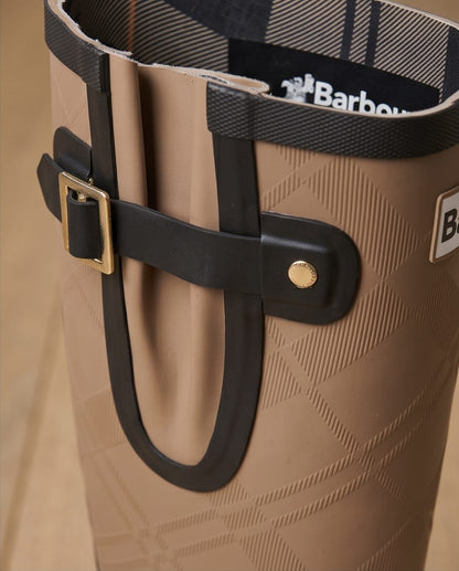 BARBOUR LEIGHTON TARTAN TALL WELLY