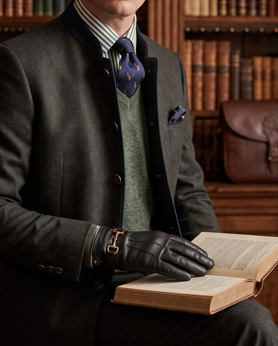 Maximilian Austrian Murau jacket dark olive