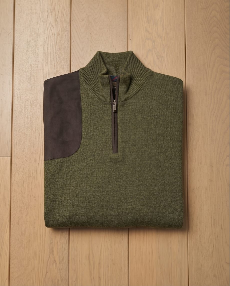 BARBOUR WHITWORTH HALF ZIP SWEATER