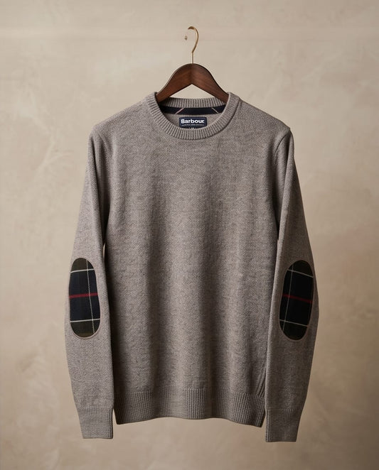 BARBOUR HOLDEN RONDE NEK TAUPE