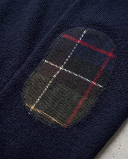 BARBOUR HOLDEN CREW NECK SWEATER NAVY