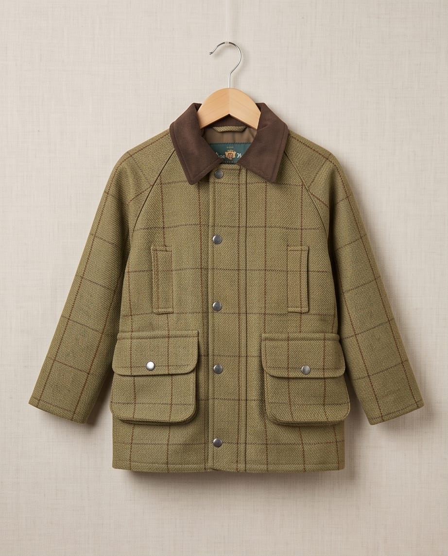 ALAN PAINE RUTLAND KIDS COAT LICHEN