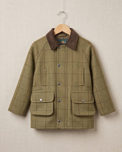 ALAN PAINE RUTLAND KIDS COAT LICHEN