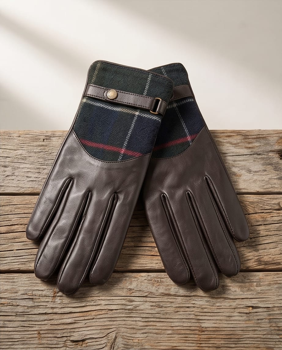 BARBOUR DEE TARTAN GLOVES (dame)