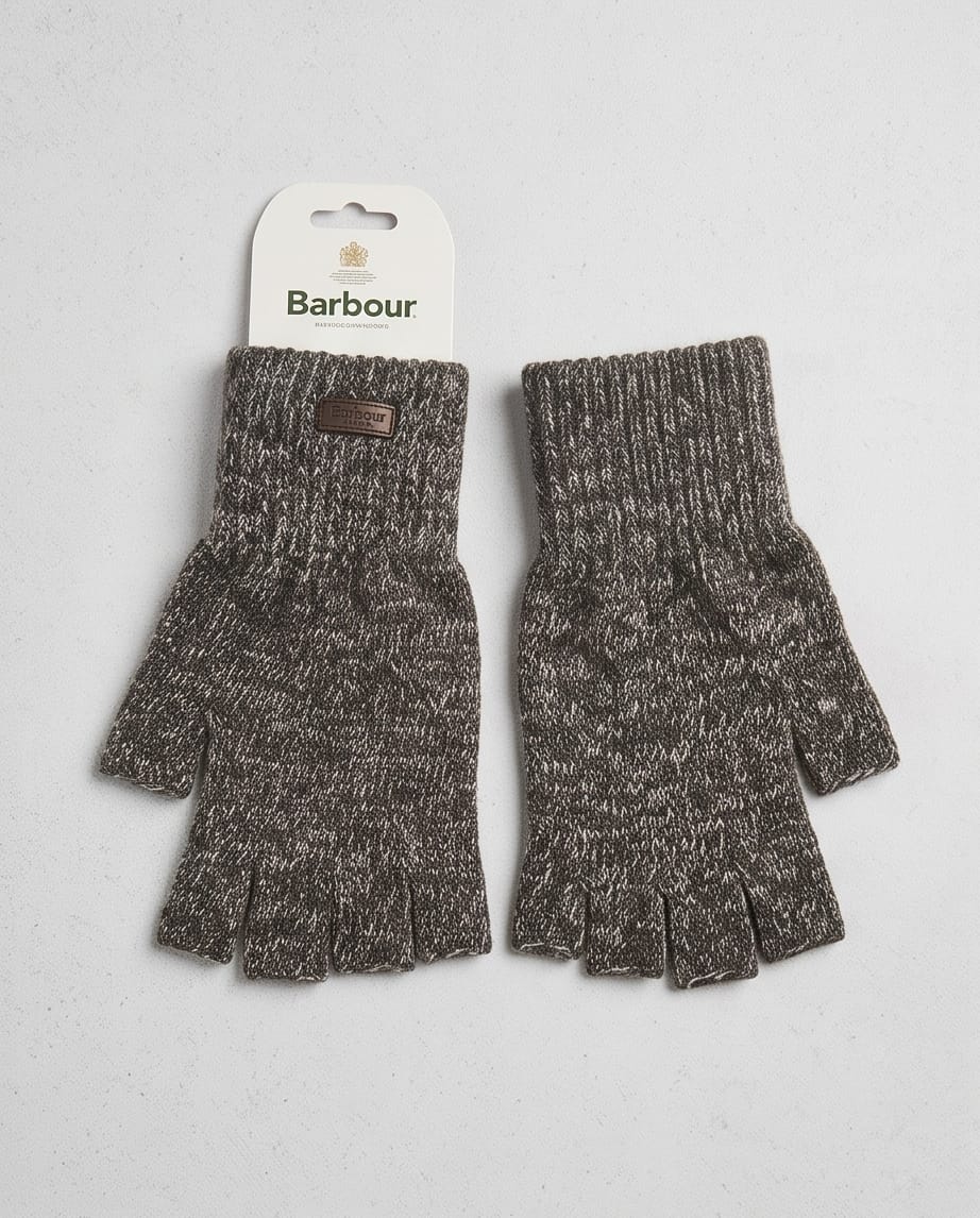 BARBOUR HEATH FINGERLESS WOOL GLOVES