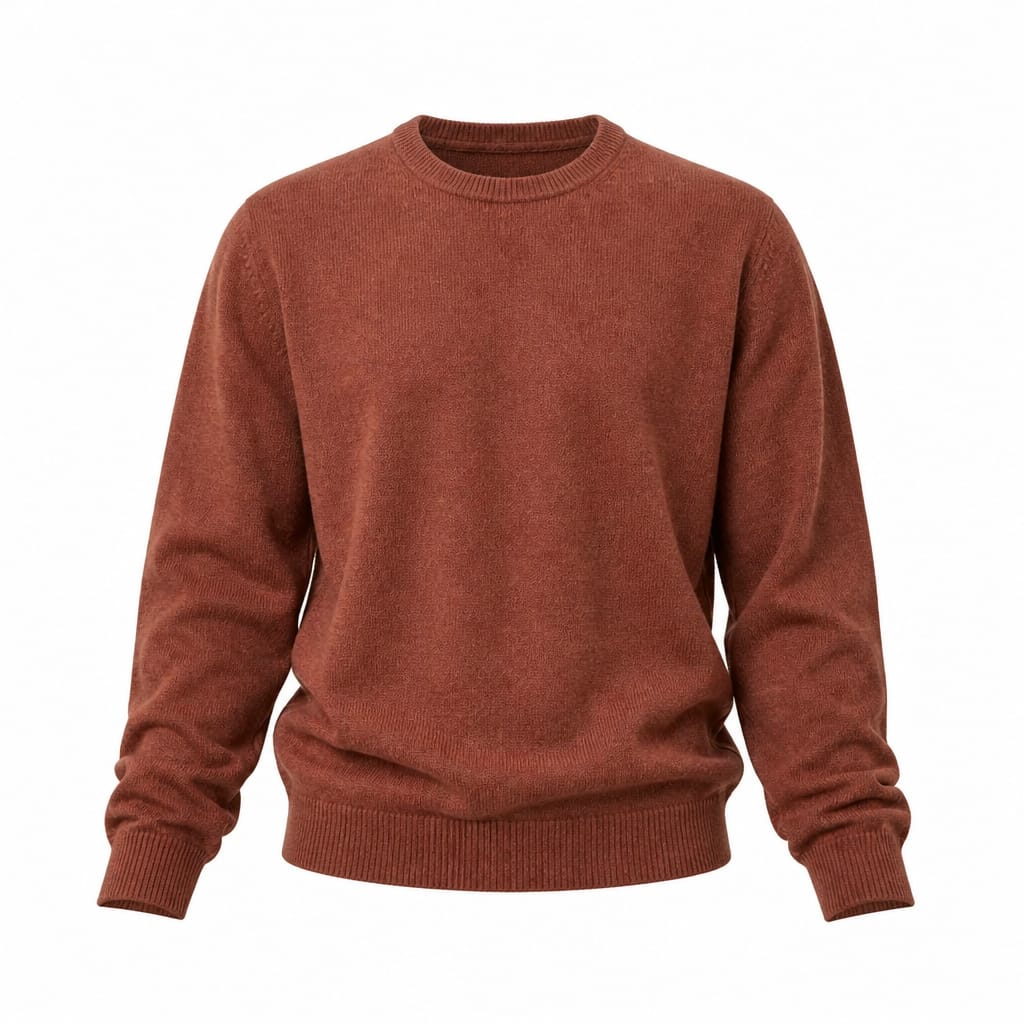 BARBOUR ESSENTIAL PATCH CREW NECK SWEATER