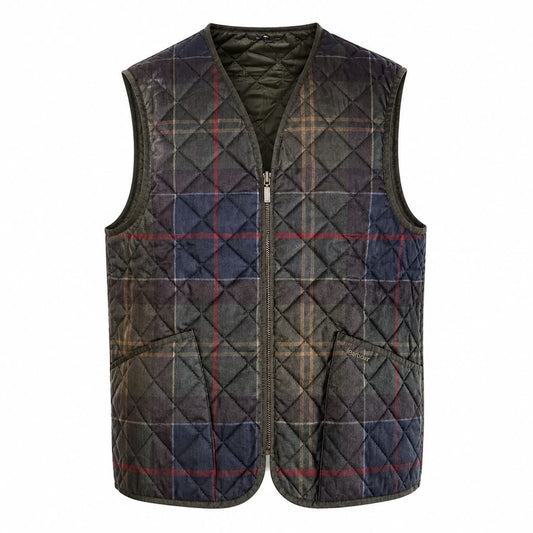 BARBOUR ICONS TARTAN QUILTED LINER