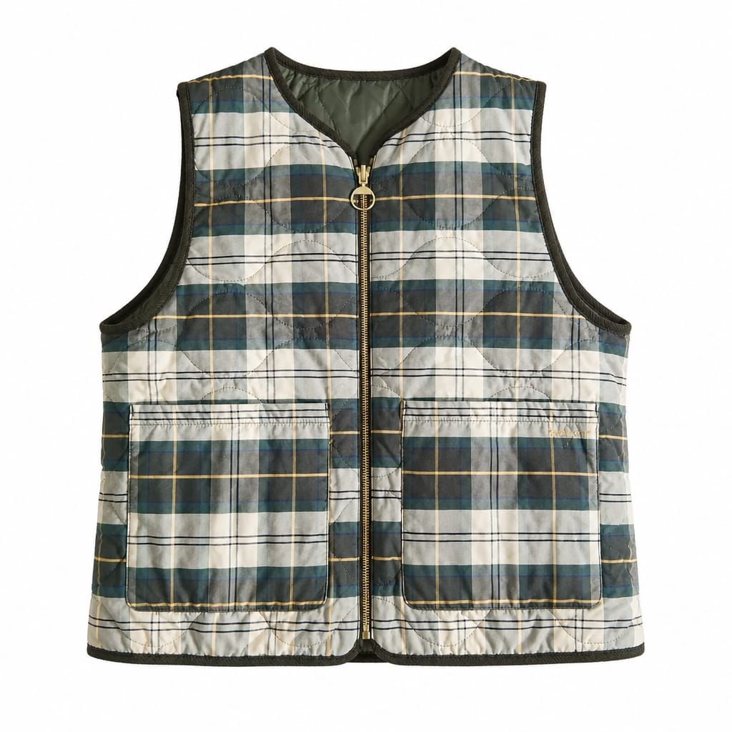 BARBOUR NUNWELL REVERSIBLE QUILTED LINER