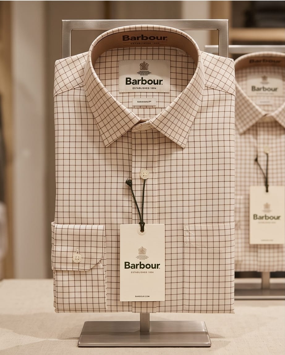 BARBOUR ASHFIELD TAILORED TATTERSALL SHIRT