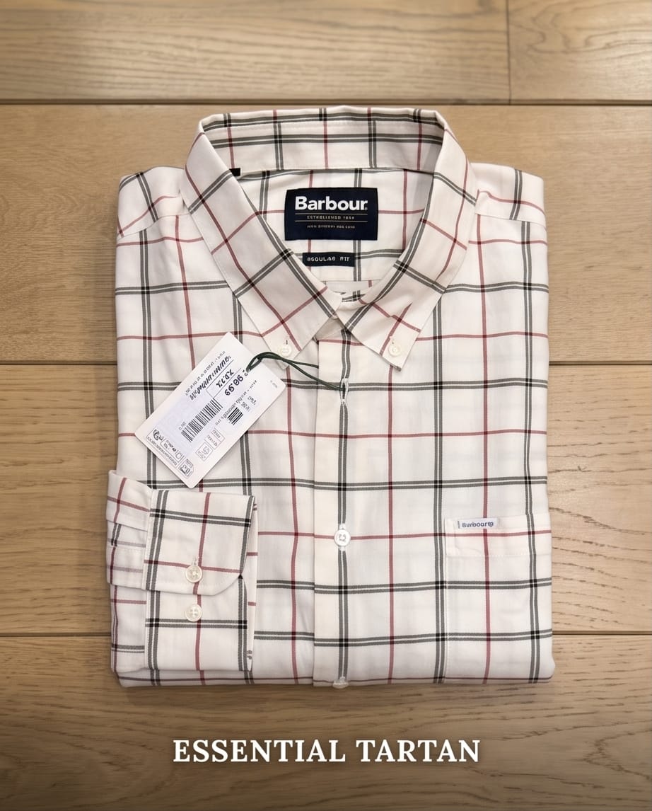 BARBOUR DEEPFELL REGULAR TATTERSAL SHIRT
