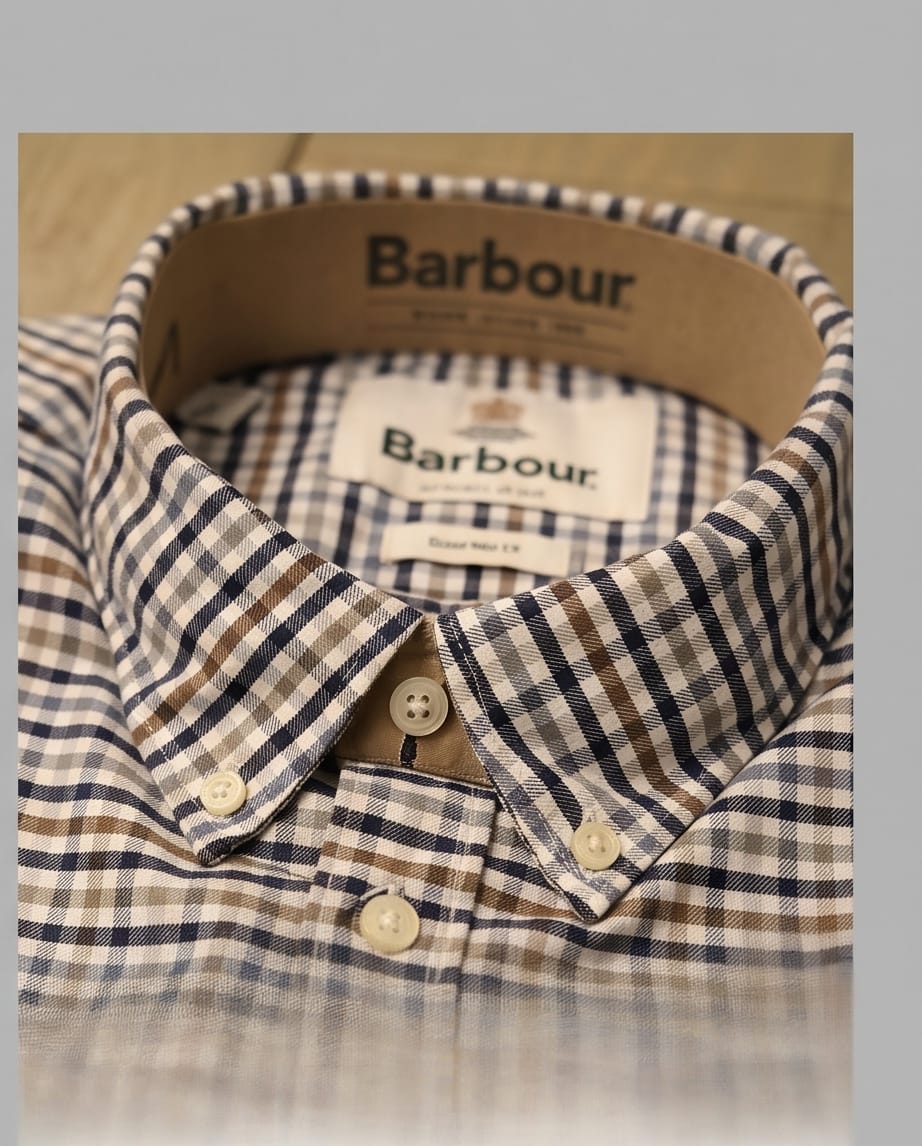 BARBOUR RICKWOOD TAILORED GINGHAM SHIRT