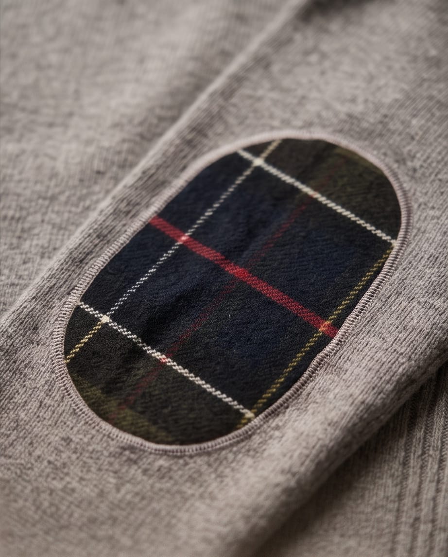 BARBOUR HOLDEN RONDE NEK TAUPE