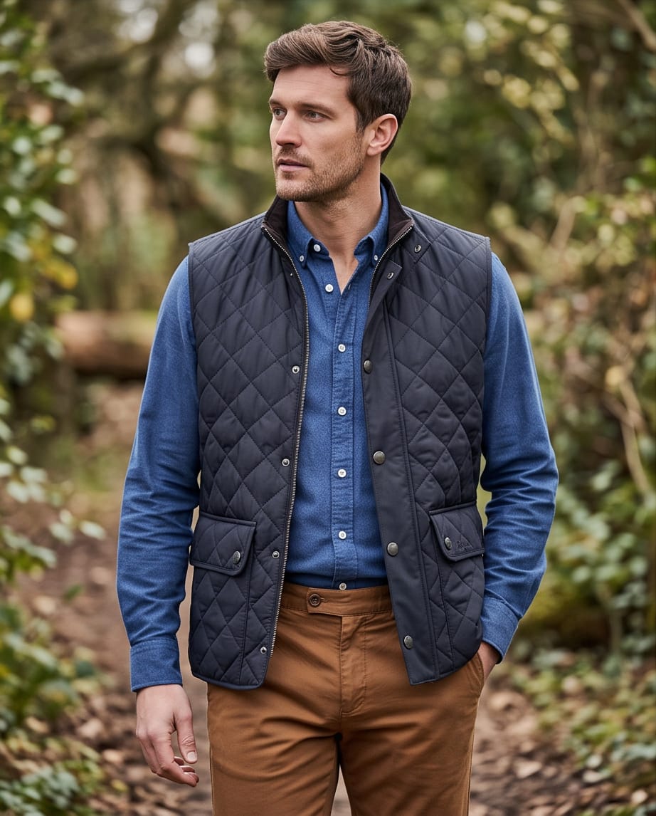 BARBOUR NEW LOWERDALE QUILTED GILET