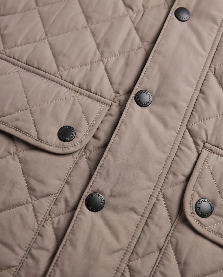 BARBOUR NEW LOWERDALE QUILTED GILET ecru