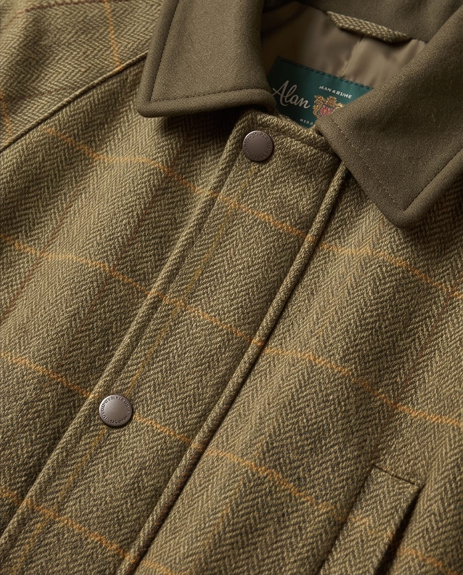 ALAN PAINE RUTLAND KIDS COAT GREEN ASH