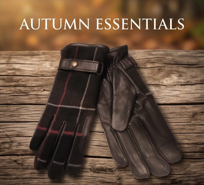 BARBOUR AUBREY WATERPROOF TARTAN GLOVES