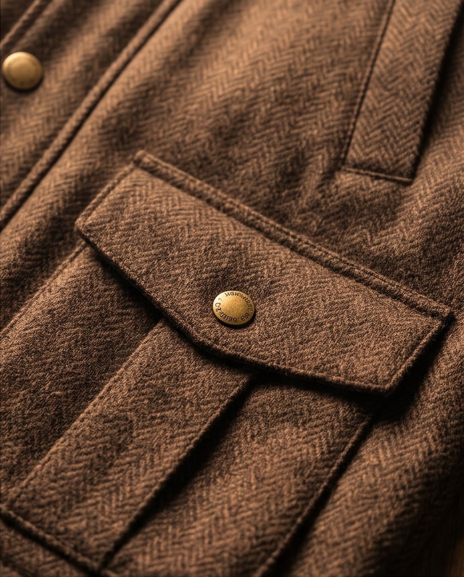 BARBOUR HEREFORD TWEED WOOL JACKET