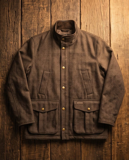 BARBOUR HEREFORD TWEED WOOL JACKET