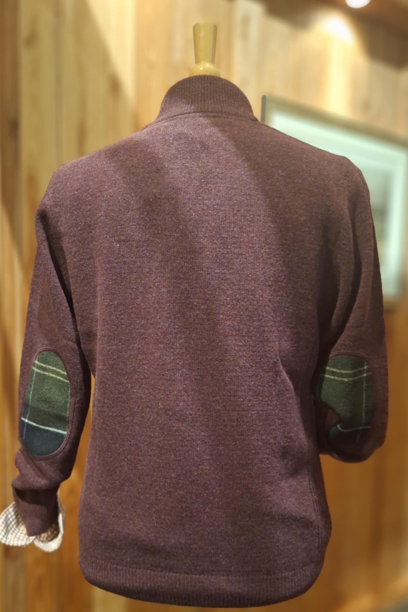 BARBOUR HOLDEN HALF ZIP KNITTED JUMPER