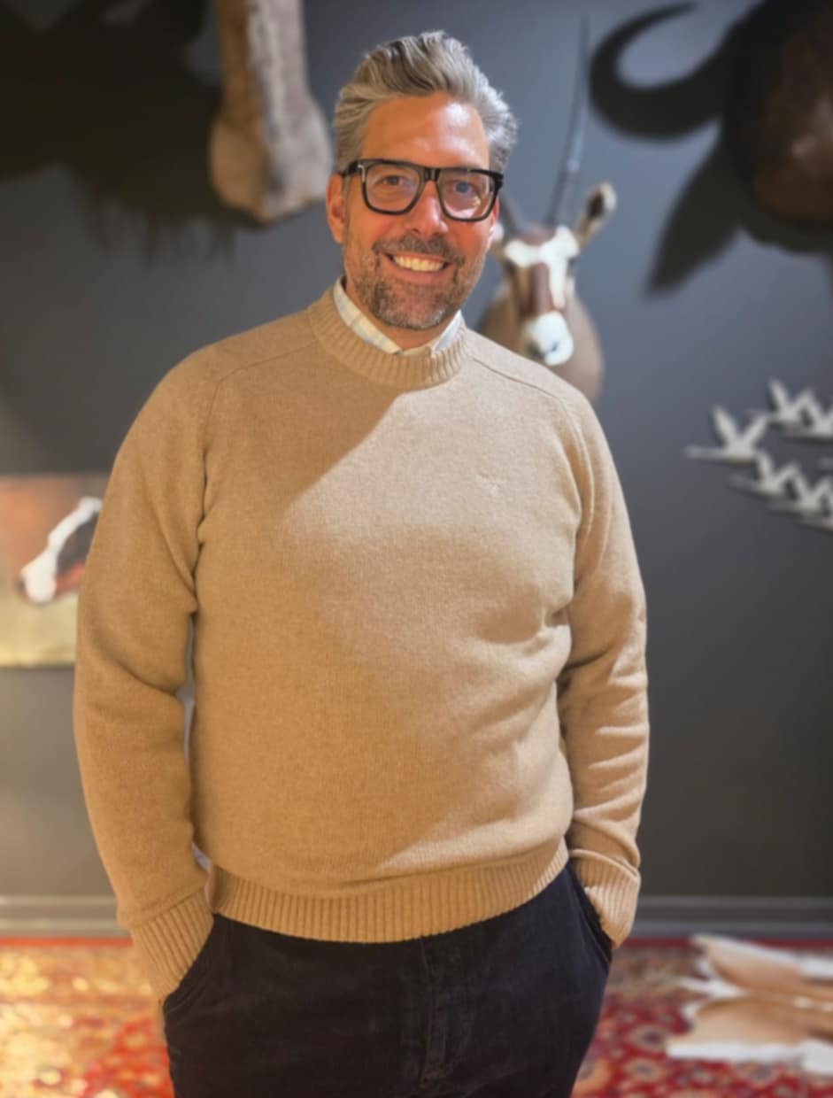 BARBOUR GRANGETOWN CREW NECK SWEATER