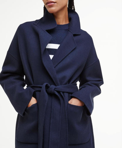 BARBOUR RACHEL WOOL WRAP COAT